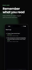 Curora: AI RSS Feed Reader screenshot