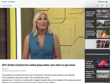 News 12 Mobile iPad screenshot