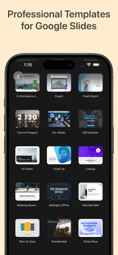 Designs for Google Slides Pro screenshot 1