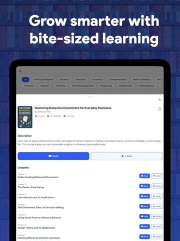 Intellibite - Micro Learning iPad screenshot