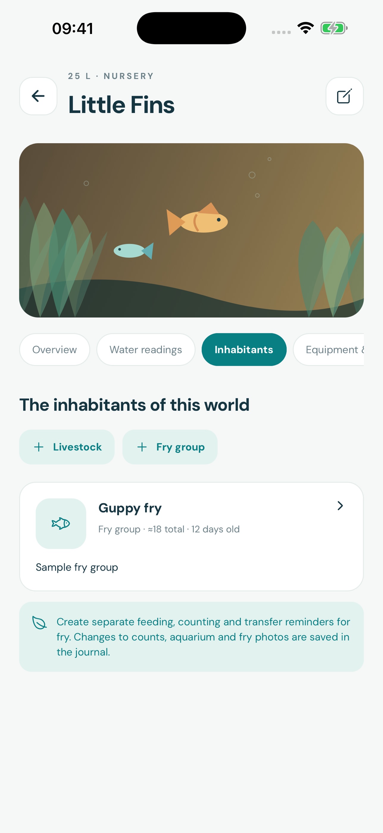 Screenshot 4 of Aquarium Diary: Fish Tracker