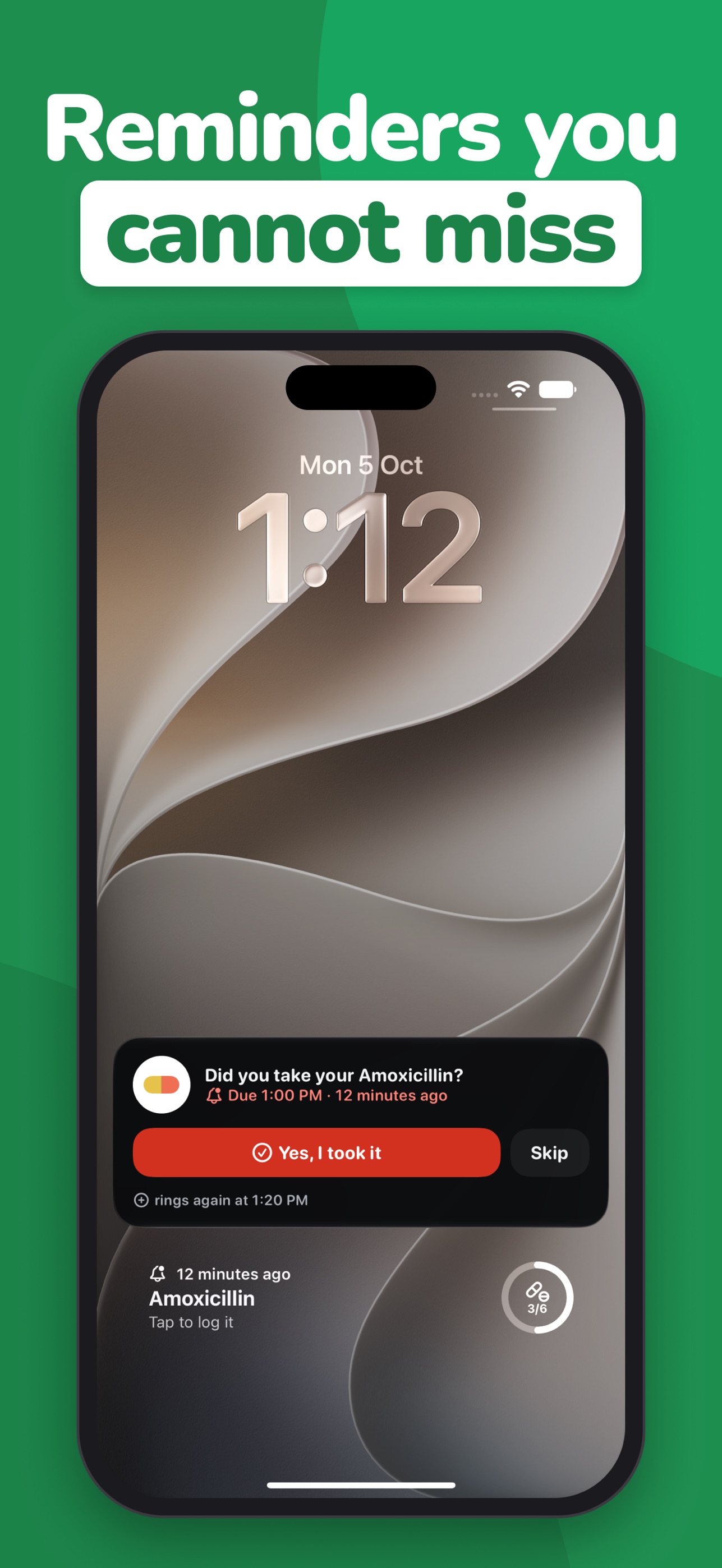 Screenshot 2 of Doser: Pill Reminder & Alarm