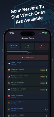T-Rex VPN - Secure VPN Client Screenshot 2 of 5
