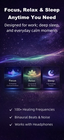 Sleep Sound Frequency Healing iPhone screenshot