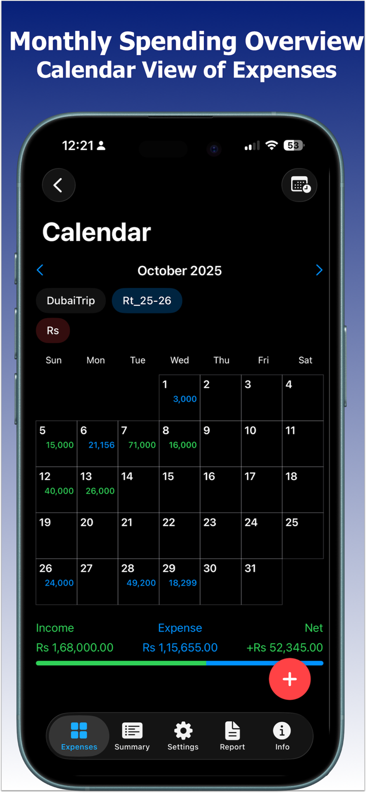 Flexi Expense Tracker : Budget screenshot 7
