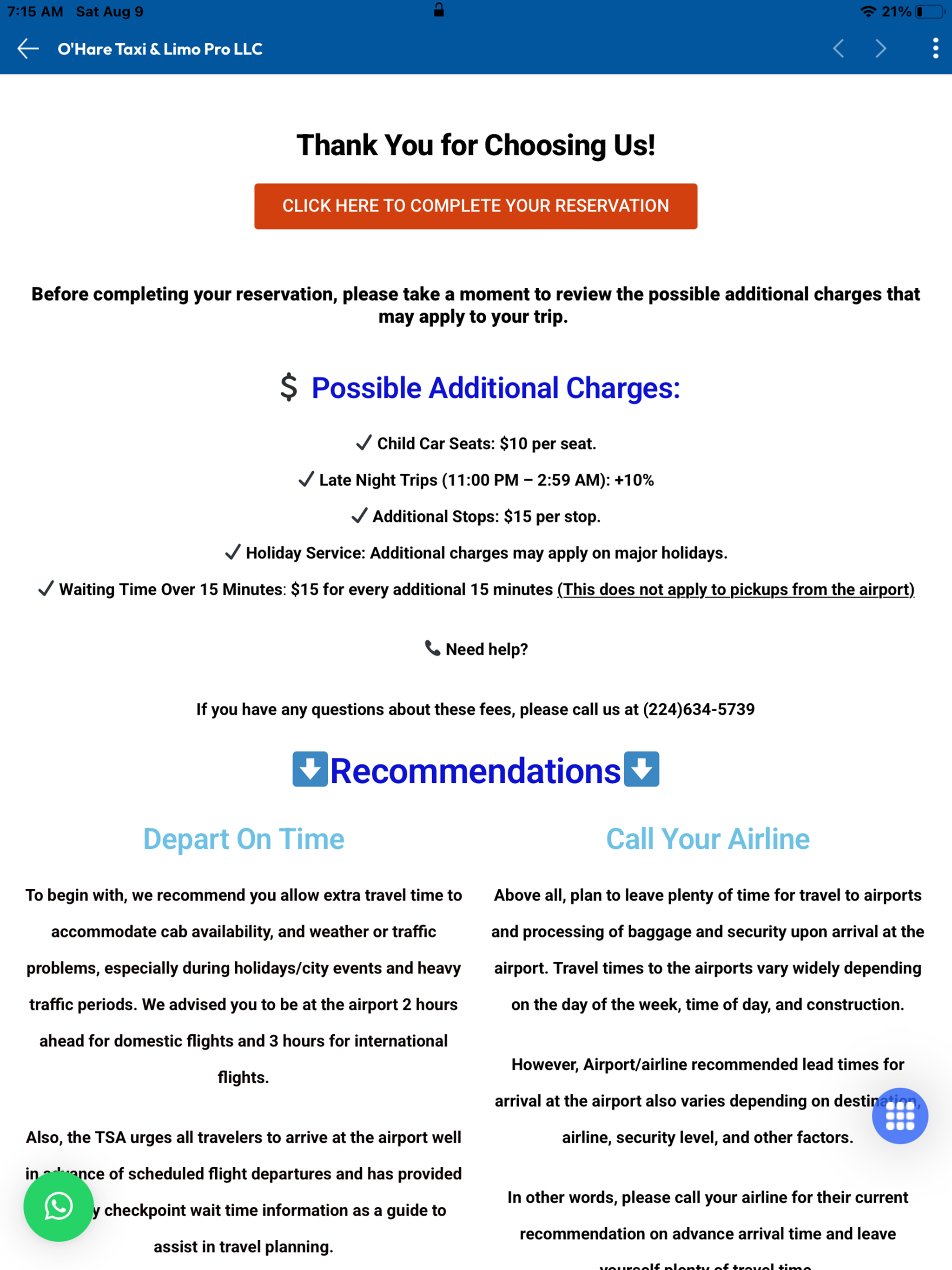 O'Hare Taxi & Limo Pro