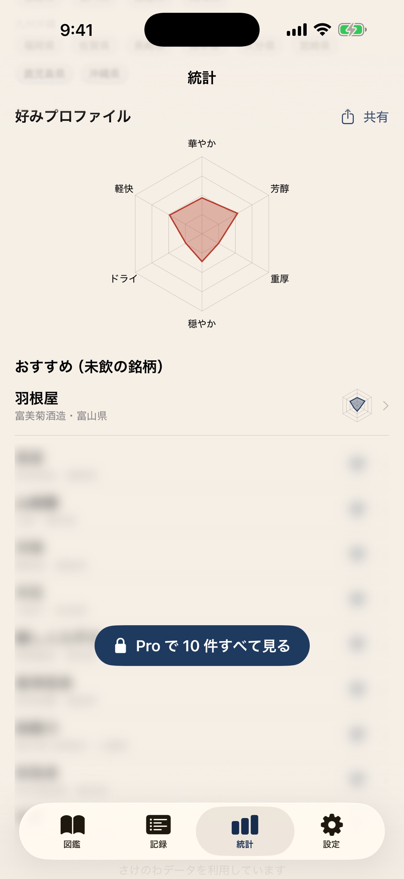 Screenshot 6 of 日本酒めぐり手帖 - 飲んだ酒を記録する図鑑