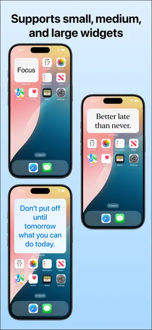 MotiWords – Motivation Widget screenshot 3