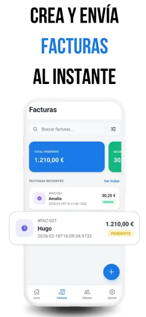 Facturas simples instantáneas screenshot 1
