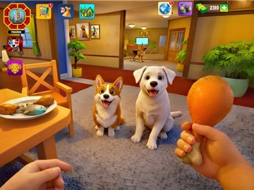 Virtual Dog Care Animal Games iPad screenshot