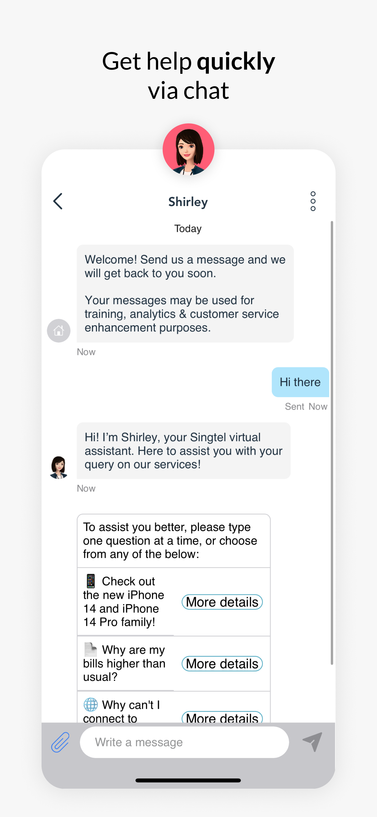 My Singtel app screenshot 5