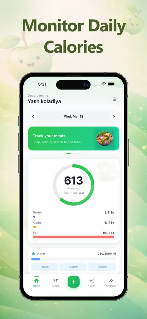 Nutoriq - AI Calorie Tracker - Food & Drink App | MWM
