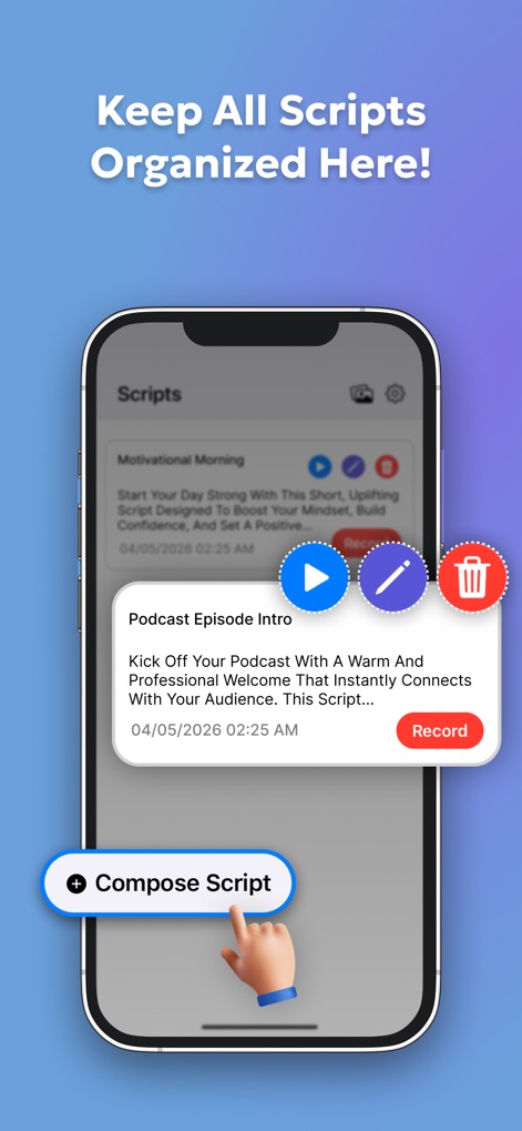 Teleprompter: Script Recorder - Productivity App | MWM