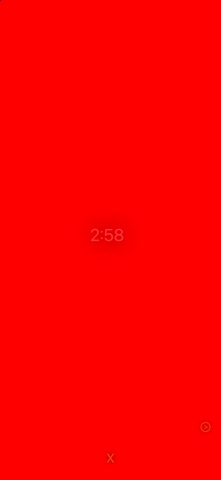 Red Light For Your Eyes iPhone screenshot