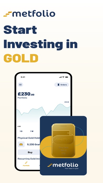 Metfolio: Invest in Gold Screenshot