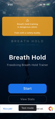Breath Hold - FreeDive screenshot