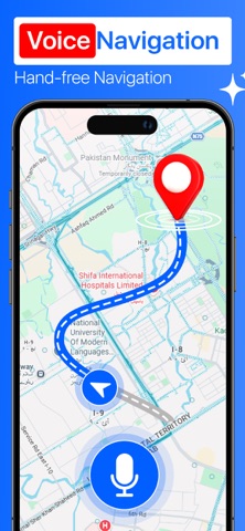 Live Earth Map & Navigation iPhone screenshot