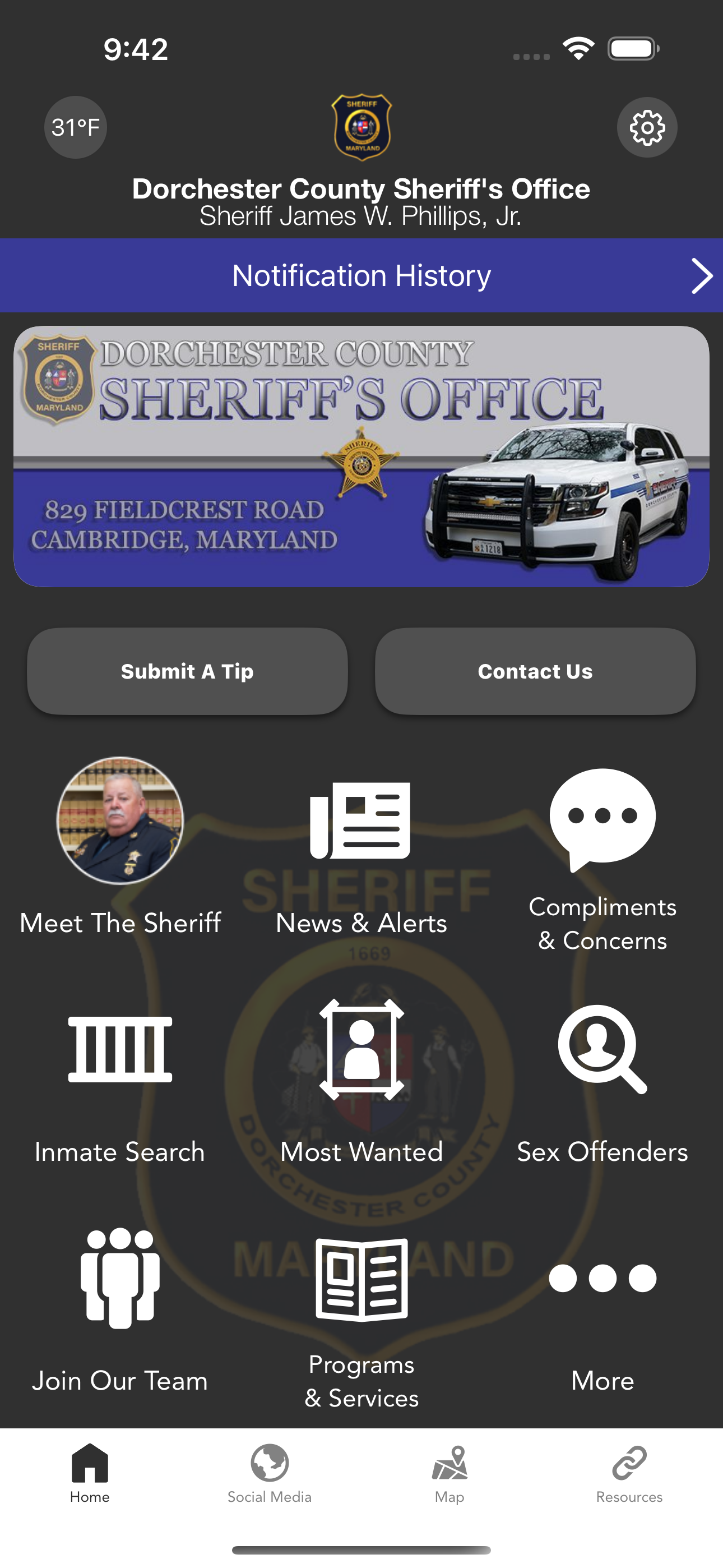 Dorchester County Sheriff MD