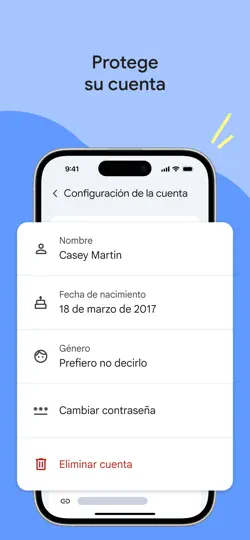 Captura de pantalla de Google Family Link en iPhone 4
