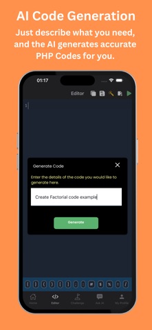 Learn PHP: Code & Run Screenshot 2 of 7