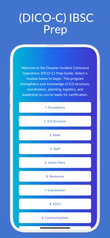 DICO-C Prep:Infection Control screenshot