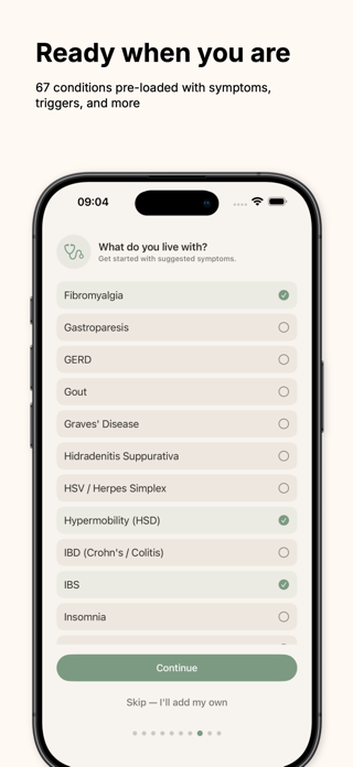 Tended: Symptom Tracker Screenshot 10 of 10
