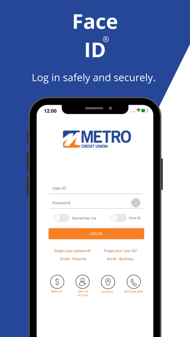 Metro Credit Union Mobile Screenshot