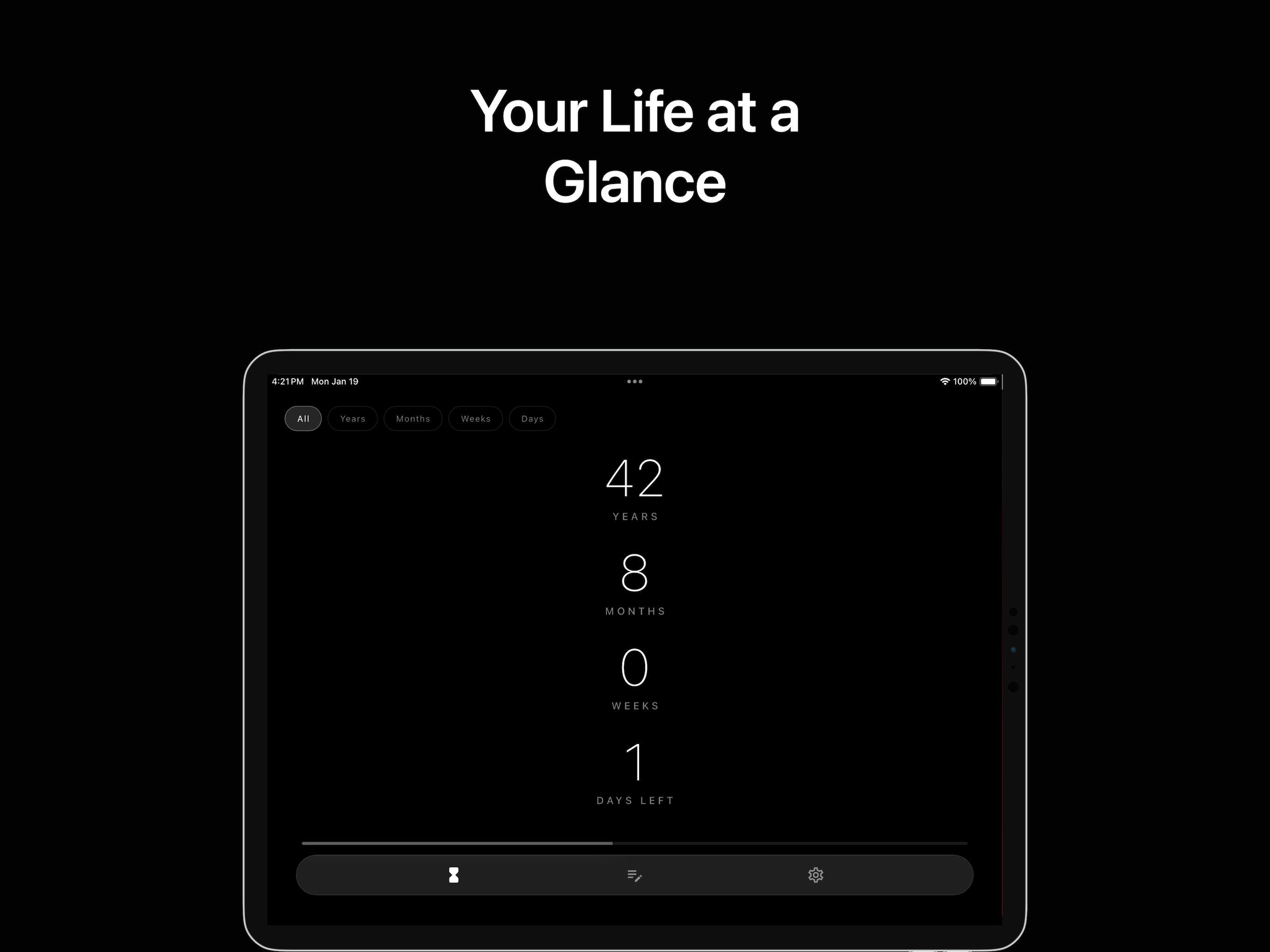 Memento Mori: Life Tracker