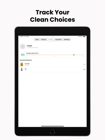 Healthy Food Checker iPad screenshot