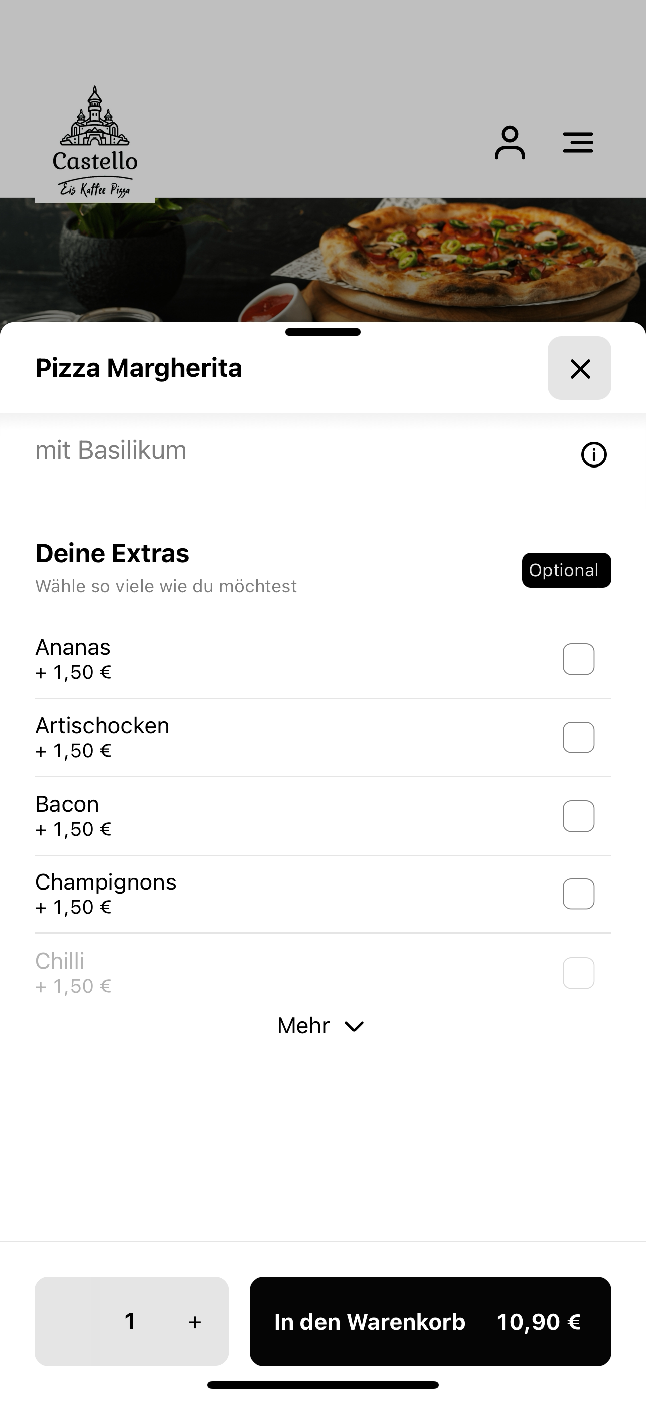 Pizza Castello DE screenshot 4