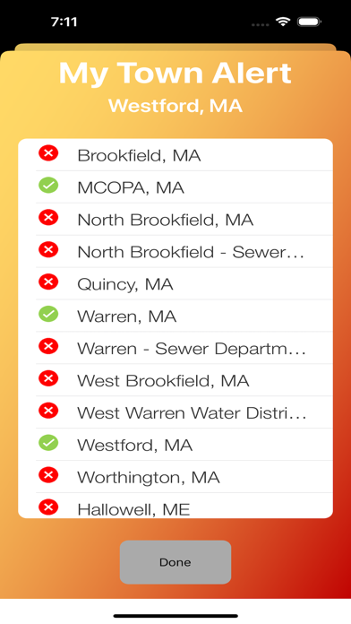 My Town Alert Screenshot