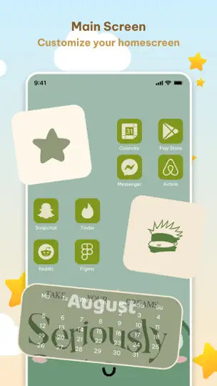 Captura de pantalla de DIY Theme Pack: Icon & Widget en iPhone 5