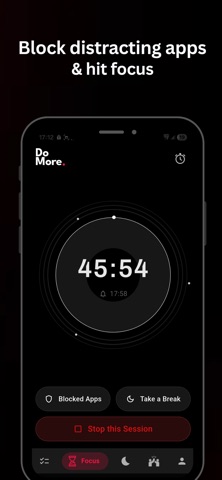 DoMore. iPhone screenshot