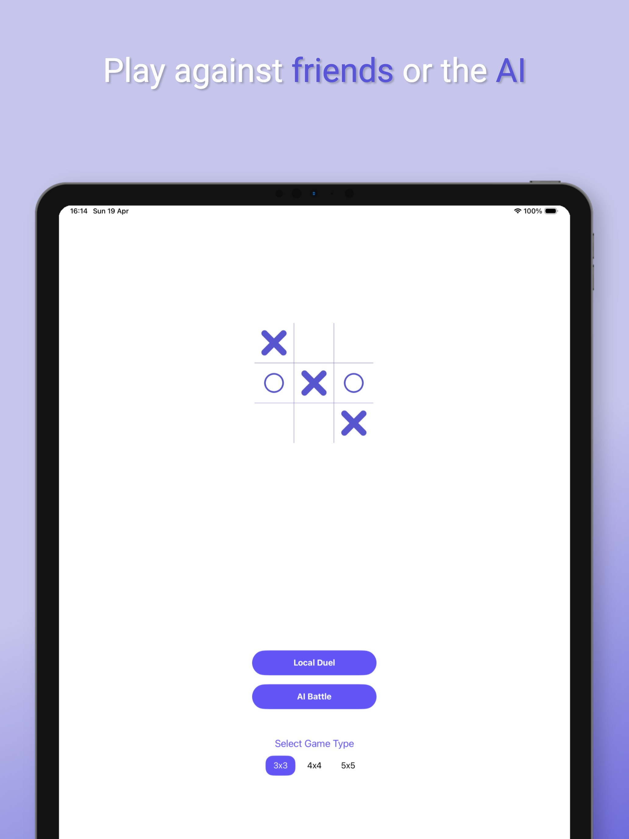 Tic Tac Toe – AI & Multiplayer