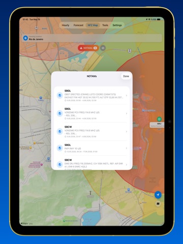 Погода дрона - Weather4Fly iPad screenshot 3