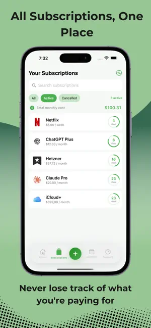 Subscription Manager - SubLess screenshot 3