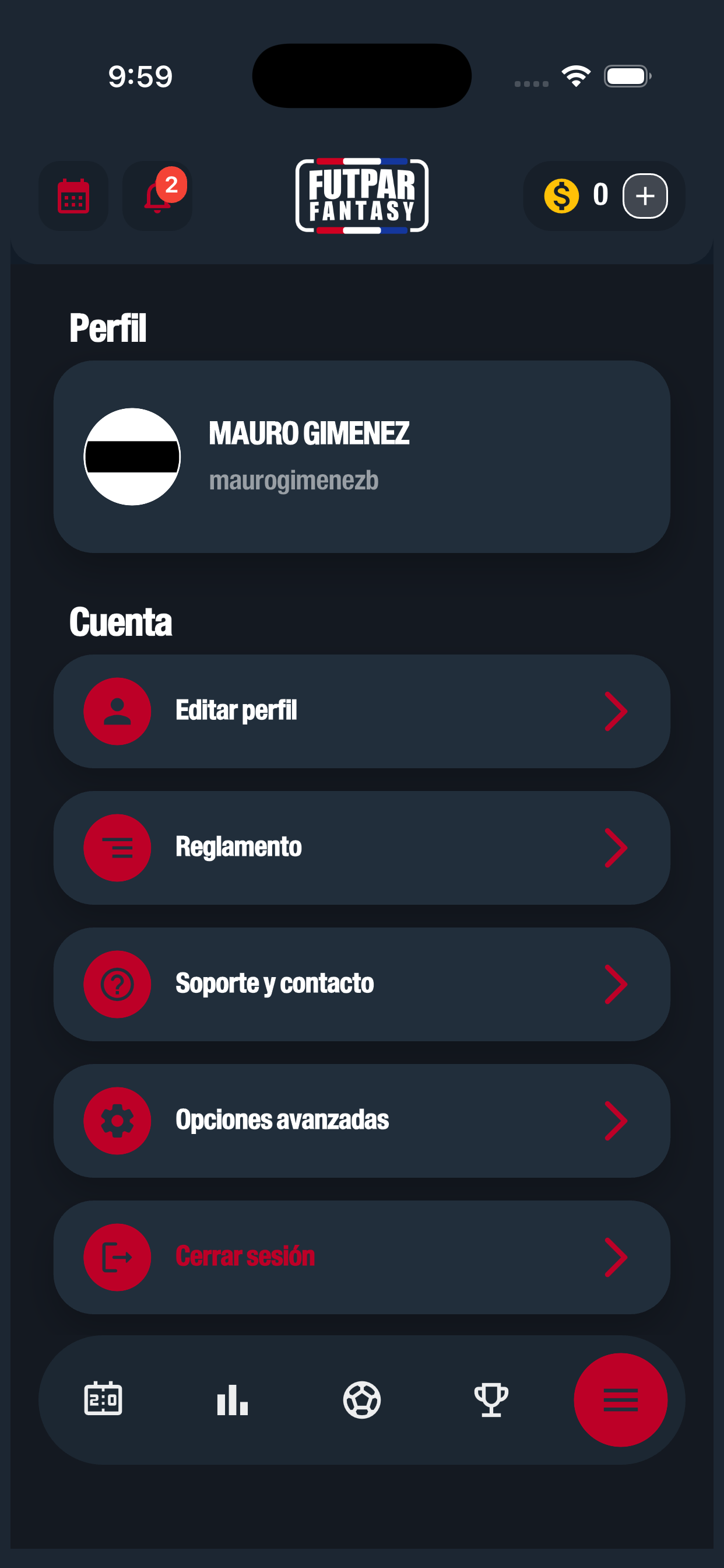 FutPar Fantasy screenshot 4