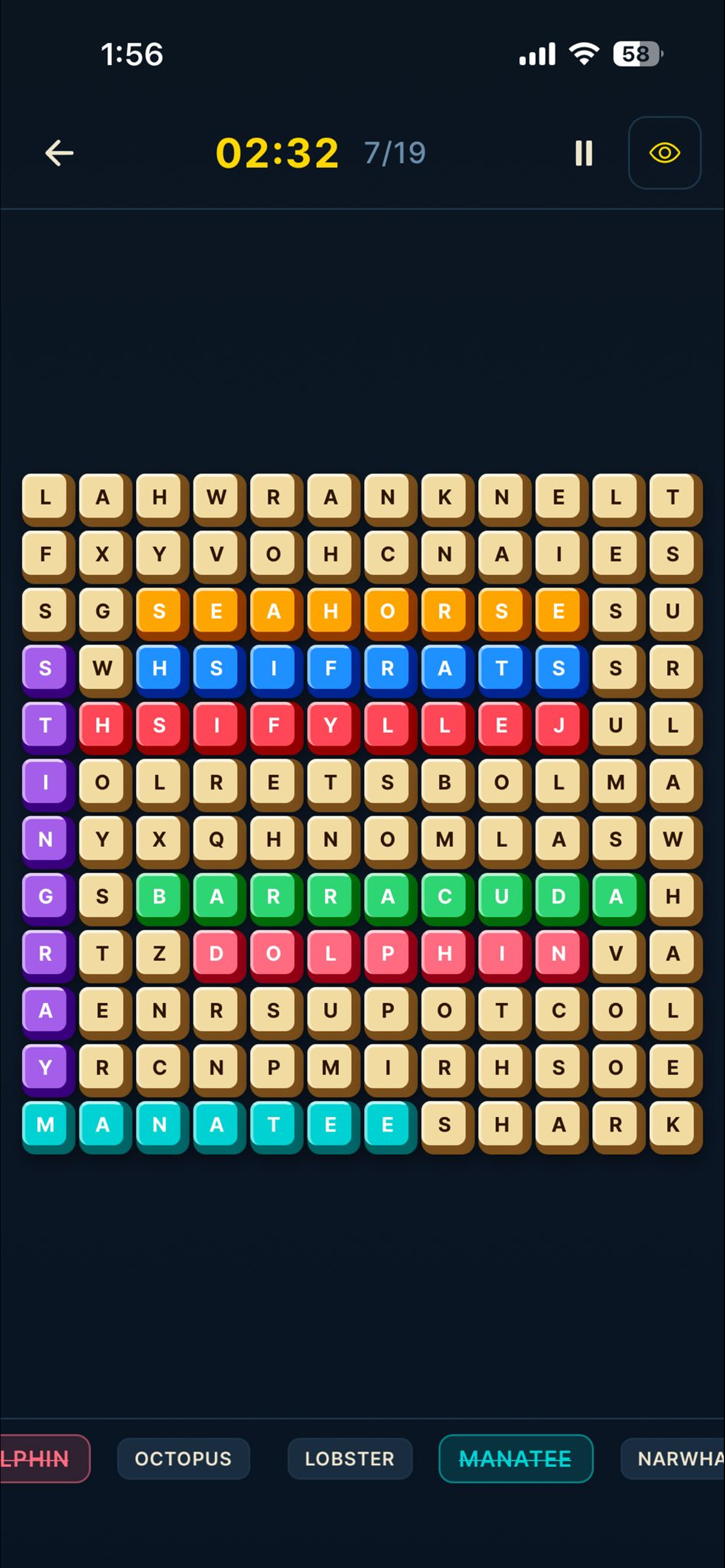 Word Search Finder Puzzle Game screenshot 2