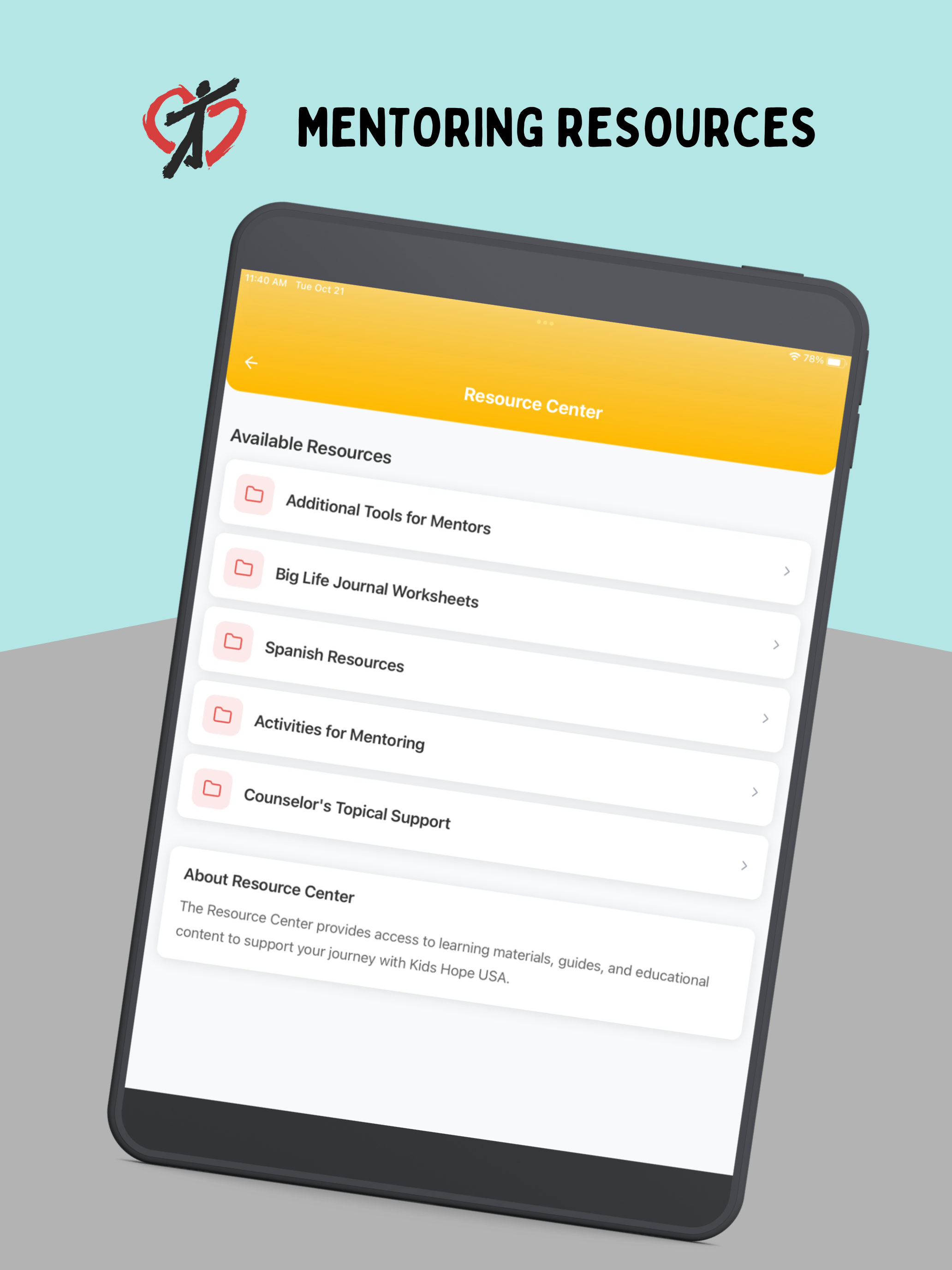Kids Hope USA App