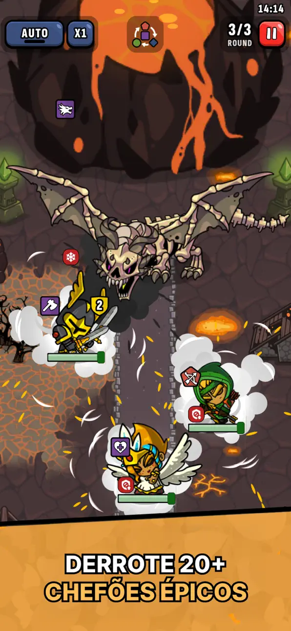 Heroes & Dragons: Tactical RPG Hack screenshot 1 - iOS game interface