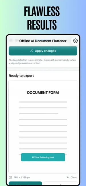 Offline AI Document Flattener screenshot 4
