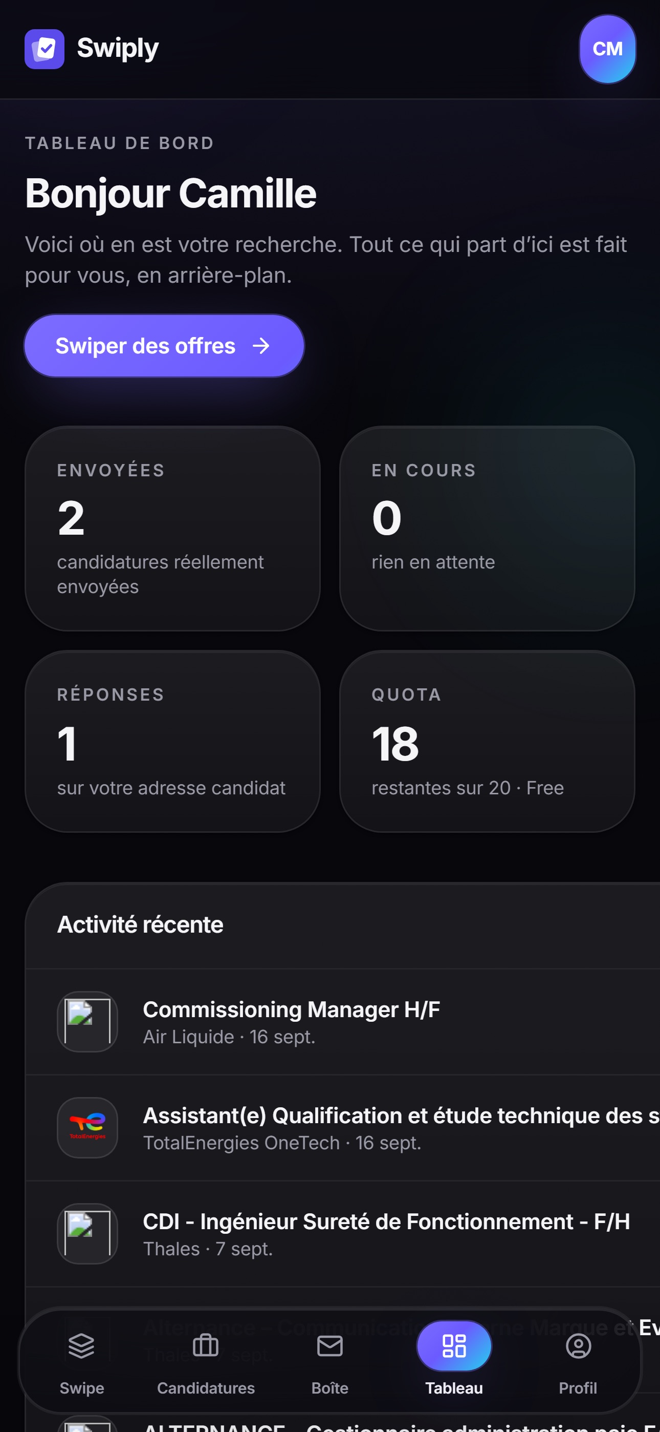 Screenshot 3 of Swiply