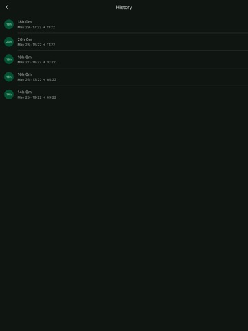 JustFast - Timer iPad screenshot