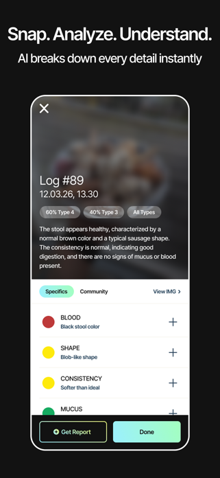 PoopCheck: AI Stool Tracker Screenshot 2 of 7