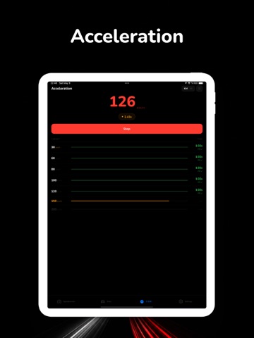 Speed Tracker - Trip Logger iPad screenshot