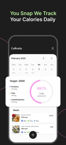 CalBuddy AI Tracker screenshot