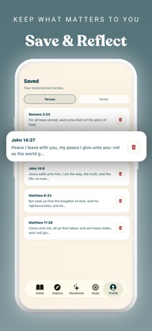 Bibliaa - Daily Bible & Prayer iPhone screenshot