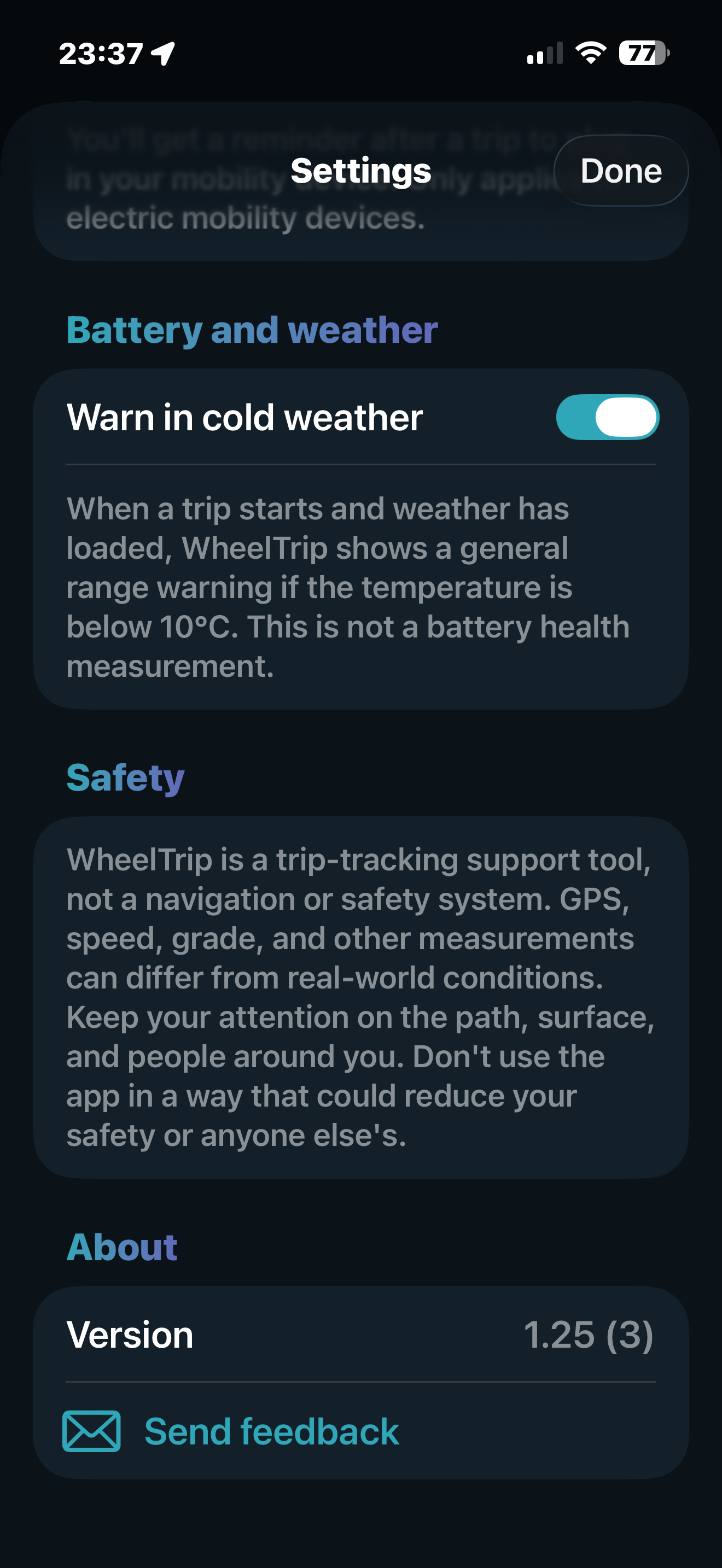 WheelTrip: Wheelchair GPS screenshot 6