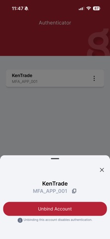 Kenanga MFA Screenshot 3 of 3
