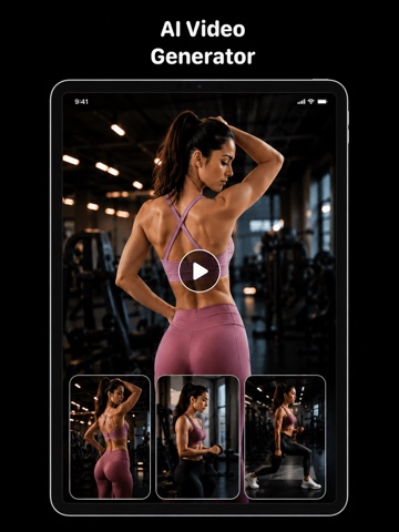 AI Video Generator: Cineva iPad screenshot